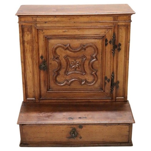 Genouillère ancienne noyer - ancienne, en