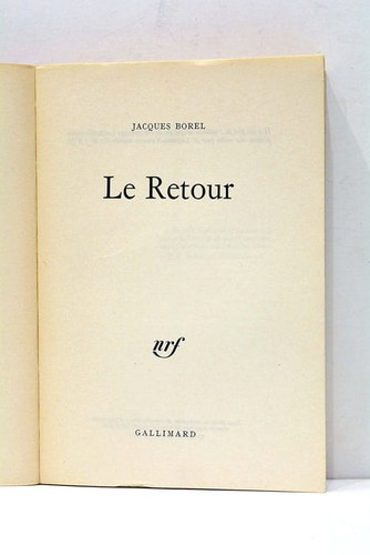Retour jacques borel paris - le,
