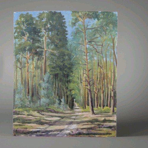 Tableau ancien 1951 huile sur - tableau,