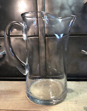 Pichet À Cidre Ancien Verre Soufflé Normandie H 22,8 Cm