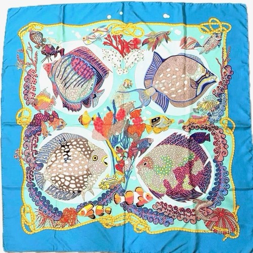 Foulard hermès grands fonds - foulard, fonds"
