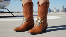 Femme 2PCS Métal Or Coffre