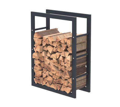 Rangement bois acier noir - rangement, a