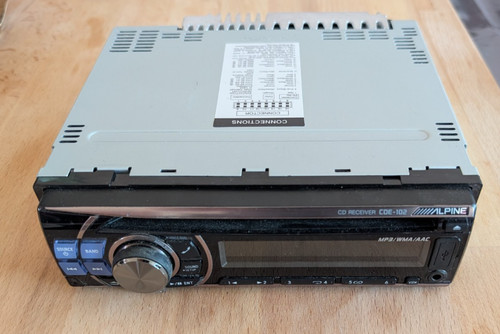 Alpine cde 102 deck - alpine, cde-102