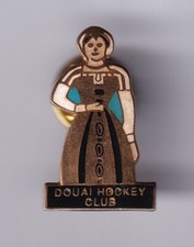 RARE PINS PIN'S .. SPORT HIVER ICE HOCKEY SUR GLACE CLUB GEANTS DOUAI 59 ~FL
