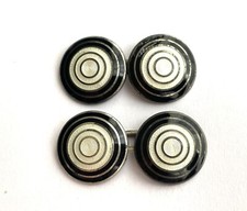 ANCIEN Boutons Manchette argent Email Sterling Silver Enamel Cufflinks Gemelli