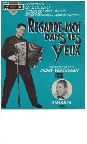 Partition accordéon - partition, "