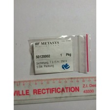 Fusibles T3, 15 A / 250V par 5