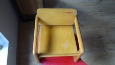 ANCIENNE CHAISE POT PERCEE BEBE ENFANT COMBELLE STYLE SCANDINAVE SHABBY CHIC