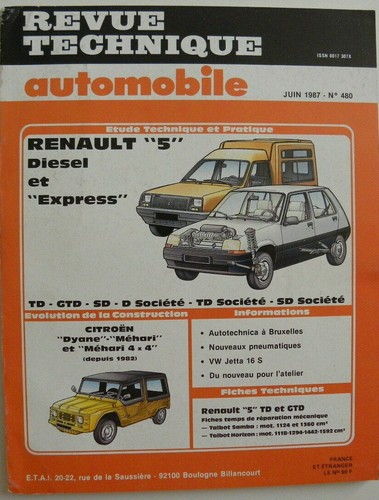 Revue technique automobile rta - automobile,