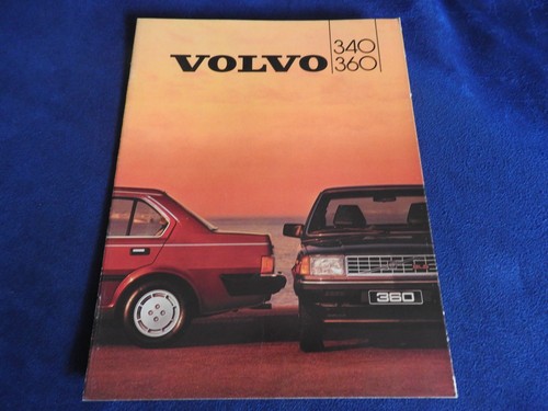 Catalogue volvo 340 - /, 360