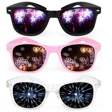 3Pcs Lunettes de Diffraction
