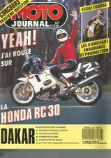 MOTO JOURNAL N°828 HONDA RC30 / DAKAR 1988 / KAWA COURSE / VAN VAN 90 CC