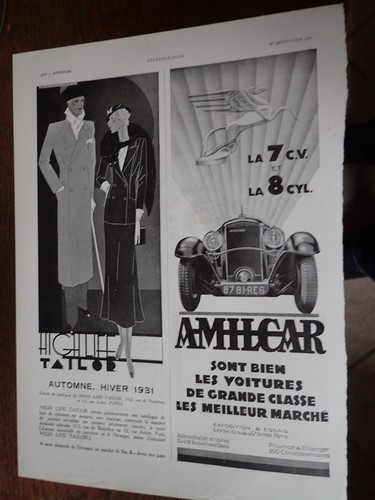 Amilcar 7cv cyl high - cyl, +