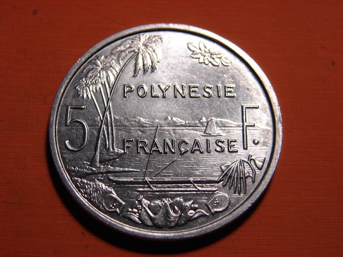 Polynesie francaise francs - 5,