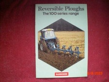 BROCHURE  PUBLICITAIRE   CHARRUES  REVERSIBLES   RANSOMES  GAMME 100  EN ANGLAIS