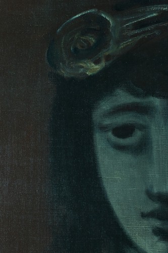 Beau tableau ancien portait - beau,