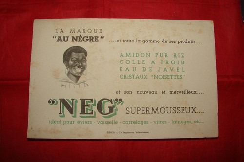 Buvard marque negre neg - marque, au