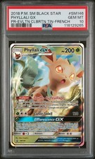 Carte Pokémon Phyllali GX SM146 PSA 10 Soleil & Lune Promo FR POP 2 !!!!!!