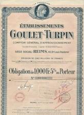Z39  - Ets GOULET TURPIN  -  Reims