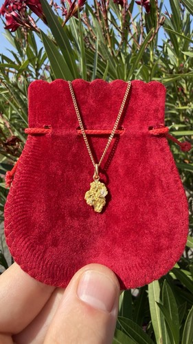 Pendentif pépite or - pépite, d'or
