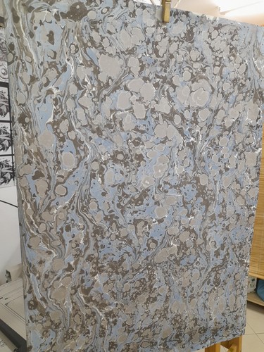 Papier marbré cuve de - papier,