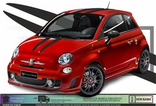 Pour FIAT 500 bandes COMPLETE Autocollant décoration  stickers Decals