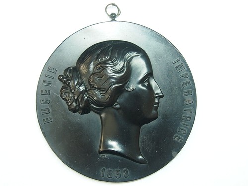 Médaillon bois durci 114mm - mÉdaillon,