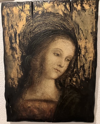 Tableau peinture huile sur - peinture,