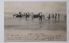 cpa-40-LANDES-Pêche à la Pinasse,voyagé. 