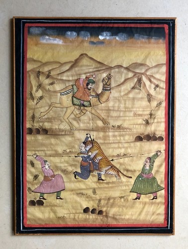 Gouache indienne sur - , la