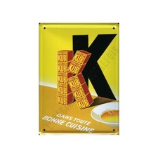 Plaque métal publicitaire