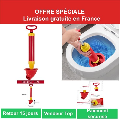 Déboucheur toilette air - déboucheur, à