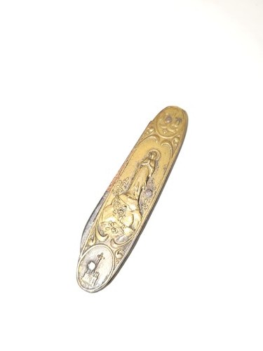 Ancien objet religieux - , gravé