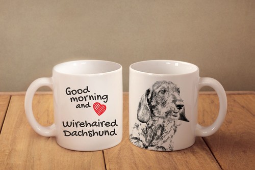 Chien teckel poil dur mug - chien,