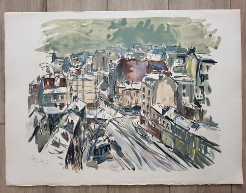 Lithographie fernand herbo - lithographie,