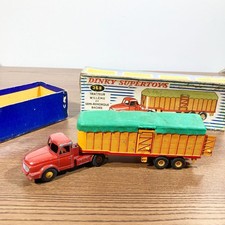 Dinky Supertoys 36B Willème • Circa 1957 • Tracteur & Remorque avec Boite