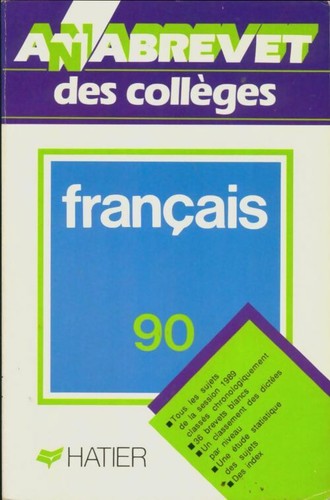 Français brevet des collèges