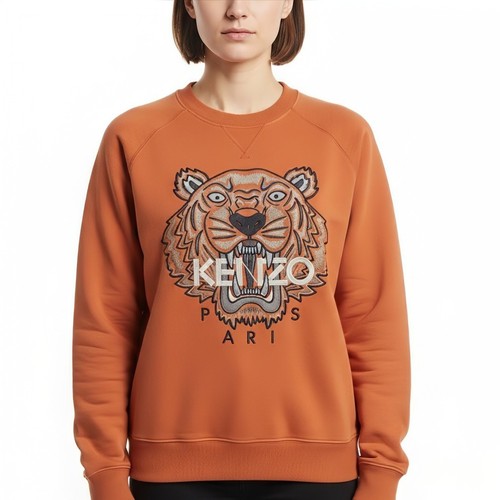 Sweat shirt kenzo tiger - sweat-shirt, orange