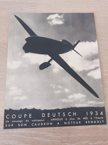 Publicité 1934 arnoux avion - publicité,