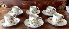6 Tasses à Café et sous