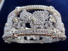 Sterling Silver CZ Flowers