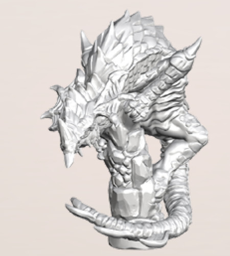 Young fire wyrm with variant - young,