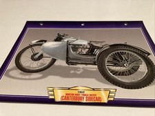 Norton 500T trial outfit canterbury side-car 1952 fiche carte moto passion Atlas