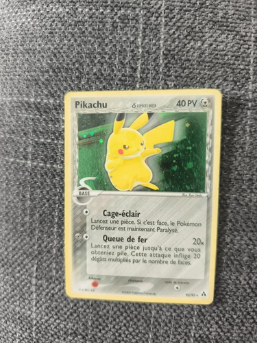 Carte pokemon pikachu - pokemon,