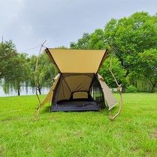 Tente de camping tunnel imperméable pour deux personnes légère pour aventures