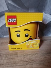 TÊTE BOITE PIECES LEGO RANGEMENT JOUET ENFANT BONHOMME
