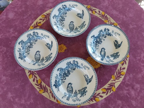 Assiettes creuses faience - assiettes,