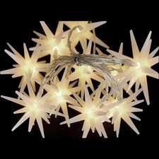 Guirlande Lumineuse LED Etoiles Rideau Lumineux Eclairage Batterie Intérieur ...