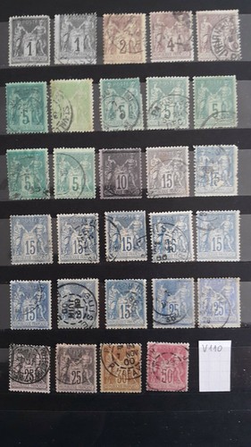 V110 france timbres - v110,